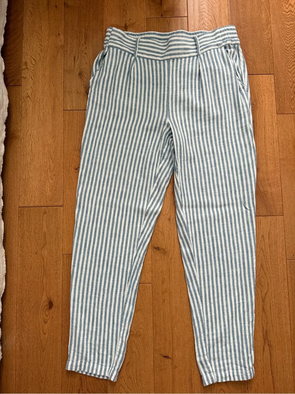 Tribal Blue & White Stripped Pants